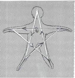 Pentagramm von Kraftströmungen